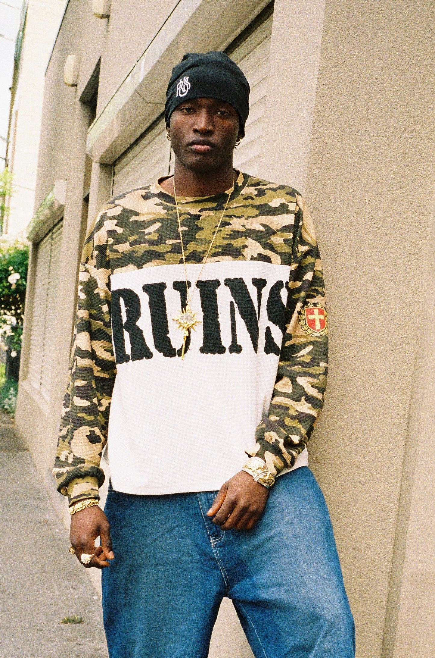 SHIELD OF FAITH WAFFLE KNIT